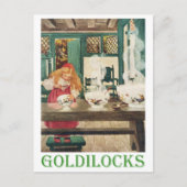 Goldilocks und die drei Bären Postkarte (Vorderseite)