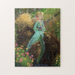 Goldilocks und die drei Bären Puzzle