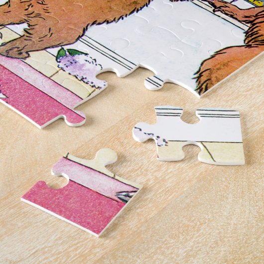 Goldilocks und die drei Bären Puzzle (Seite)