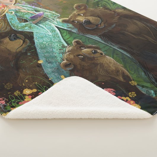 Goldilocks und die drei Bären Sherpadecke (3/4)