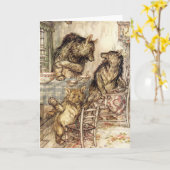 Goldilocks und die drei Bärn-Gruß-Karte Karte (Gelbe Blume)