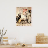 Goldilocks und The Three Bears von Arthur Rackham Poster (Küche)