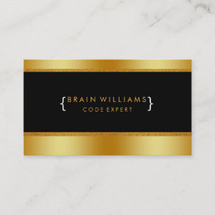 GoldImitat-Folien-Netz-Computer-berufliches Visitenkarte