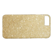 GoldImitat-Glitzer LuxusiPhone 7 Fall Case-Mate iPhone Hülle (Rückseite (Horizontal))