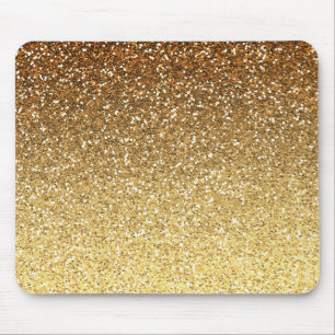 GoldImitat-Glitzer Ombre Mousepad