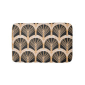 Goldimitation: Aquarellkunst Deko. Badematte (Vorderseite)