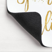 Goldimmer Schein-Liebling Mousepad (Ecke)