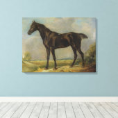 Golding Constable's Black Riding-Horse, c.1805-10 Leinwanddruck (Insitu (Holzboden))