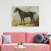 Golding Constable's Black Riding-Horse, c.1805-10 Leinwanddruck (Insitu (Wohnzimmer))