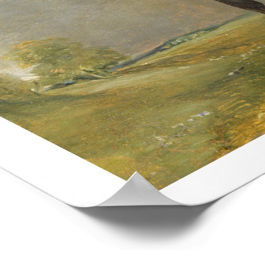 Golding Constable's Black Riding-Horse, c.1805-10 Poster (Ecke)