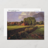 Golding Constable's Flower Garden, John Constable  Postkarte (Vorne/Hinten)