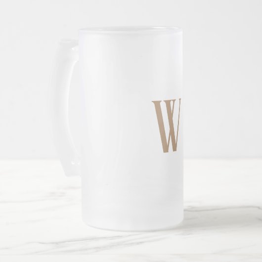 Goldinitiative Mattglas Bierglas (Vorderseite Links)