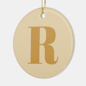 Goldinitiative | Monogram Modern Letter Stilvoll Keramik Ornament (Links)