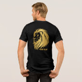 Goldion von Judah Isaiah 40:28 Christlich Tri-Blend Shirt (Rückseite voll)