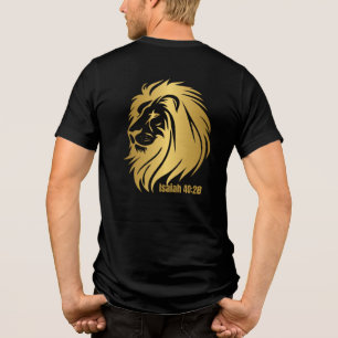 Goldion von Judah Isaiah 40:28 Christlich Tri-Blend Shirt