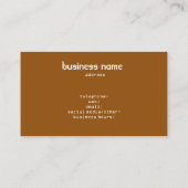 Goldislamischer geometrischer Entwurf Visitenkarte (Rückseite)