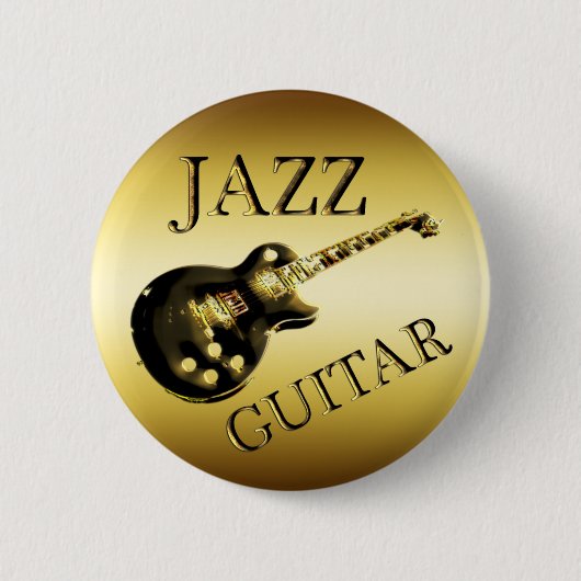 GOLDjazz-GITARRE Button (Vorderseite)