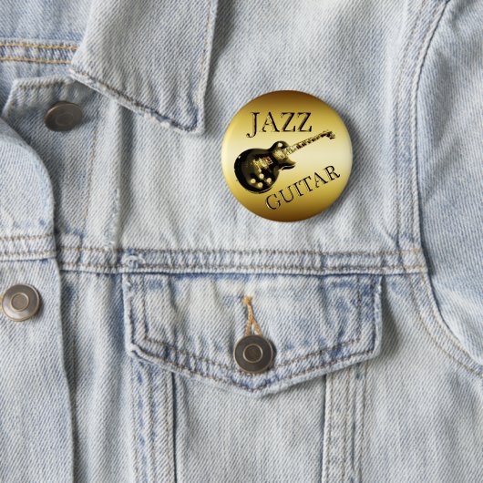 GOLDjazz-GITARRE Button (Beispiel)