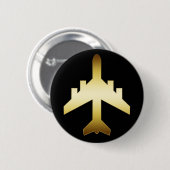 GOLDjet-FLUGZEUG Button (Vorne & Hinten)