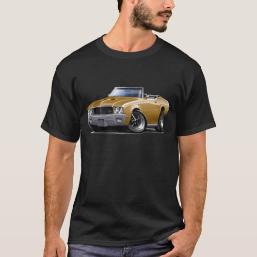 Goldkabriolett 1970-72 Buicks GS T-Shirt (Vorderseite)
