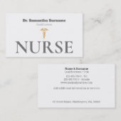 Goldkadukus-Grauschwester Visitenkarte (Vorne/Hinten)