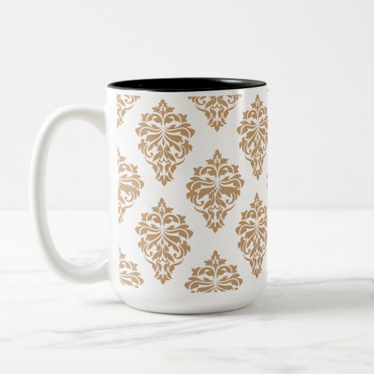 Goldkaffee-Tasse Zweifarbige Tasse (Links)