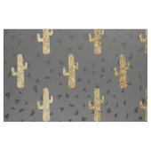 Goldkaktus auf moderner schicker stoff (Fat Quarter (45,7 x 55,9 cm))