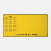 Goldkalender 2024 von Janz Schreibtischunterlage (Vorderseite)