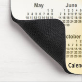 Goldkalender 2026 von Janz Mousepad (Ecke)