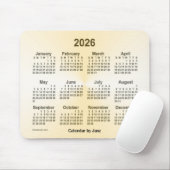Goldkalender 2026 von Janz Mousepad (Mit Mouse)