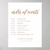 Goldkalligrafie - Veranstaltungsorden Poster (Vorne)