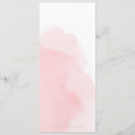 Goldkalligraphie-Weihnachtsmenü Menükarte (Rückseite)