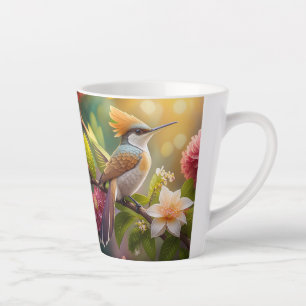 Goldkamm-Honigfresser-Fantasievogel Milchtasse