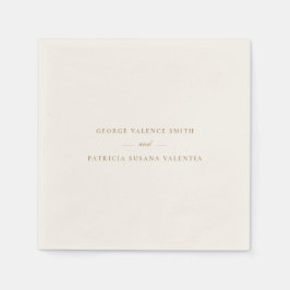 Goldkaramel Formal Calligraphy Elegante Wedding Serviette