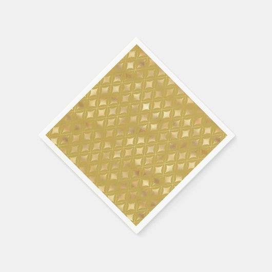 Goldkarneval Harlequin Diamonds Paper Serviette (Ecke)