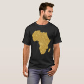 Goldkarte für Afrika T-Shirt (Vorne ganz)