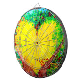 Goldkartonplatte Dartscheibe (Vorderseite rechts)