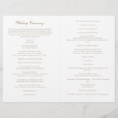 Goldkatholische Hochzeitsfeier (Rückseite)