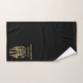 Goldkatholisches Kreuz mit Flügeln Badhandtuch Set (Handtuch)