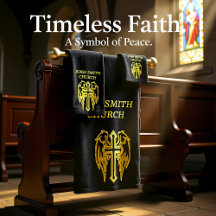 Goldkatholisches Kreuz mit Flügeln