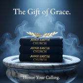 Goldkatholisches Kreuz mit Flügeln Badhandtuch Set