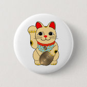 Goldkatze Button (Vorderseite)