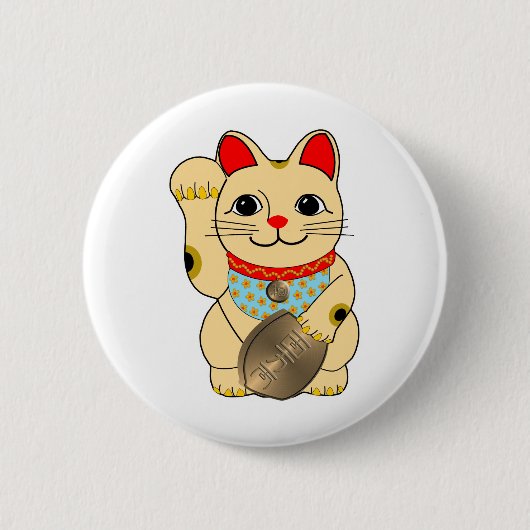Goldkatze Button (Vorderseite)