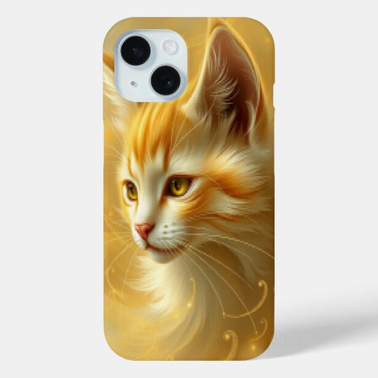 Goldkatze Case-Mate iPhone hülle (Rückseite)