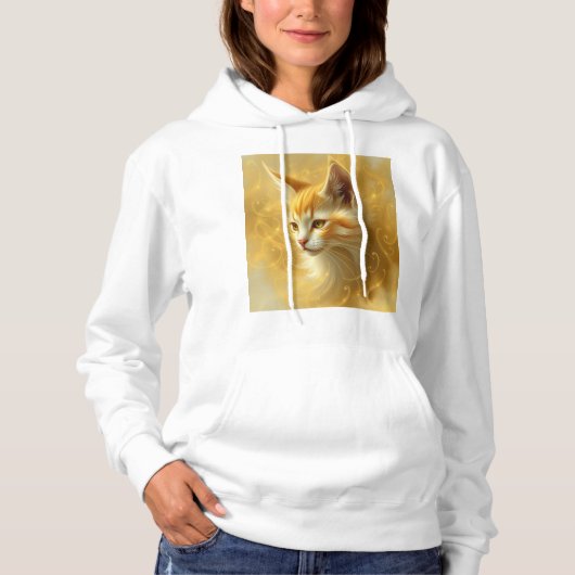 Goldkatze hoodie (Vorderseite)