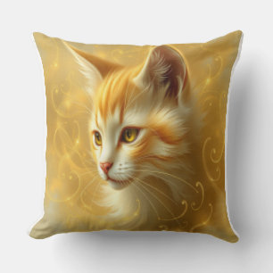 Goldkatze  kissen
