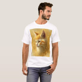 Goldkatze  T-Shirt (Vorne ganz)