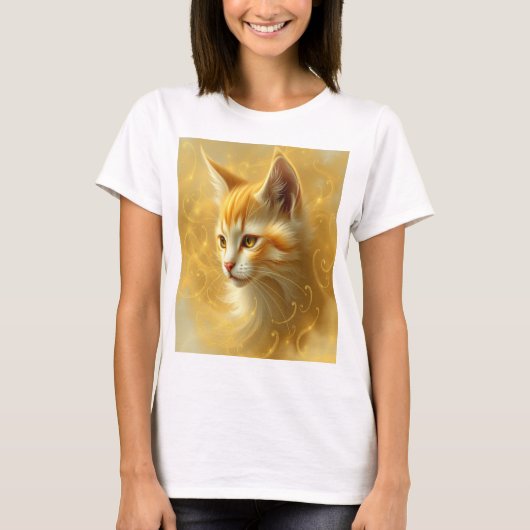 Goldkatze T-Shirt (Vorderseite)