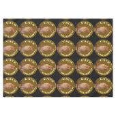 Goldkatzen mit Ingwerkatze, Tischdecke (Vorderseite (Horizontal))