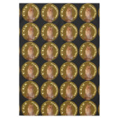 Goldkatzen mit Ingwerkatze, Tischdecke (Vorderseite)